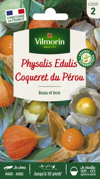 Fleurs - Physalis Edulis Coqueret du Pérou - PACKAGING_RECTO